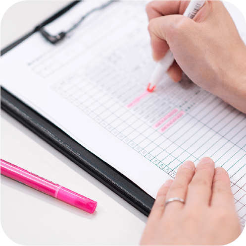 イメージ：蛍光マーカー